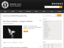 Tablet Screenshot of blog.burrard-lucas.com